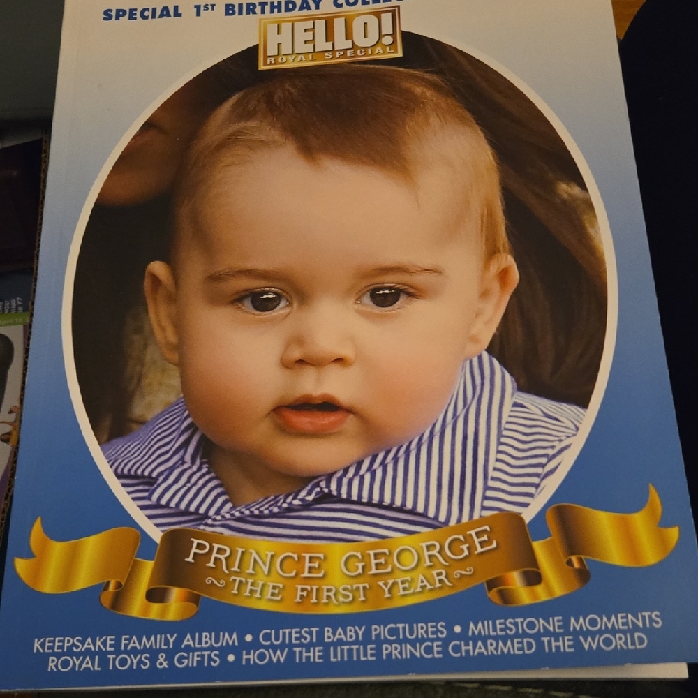 Prince George Keepsake Photo Cover - Blue & Gold